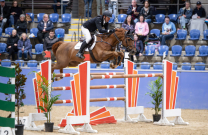 Sam Overton and 'Ed' the little chestnut with a giant heart