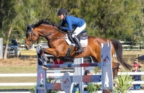 Samantha Lamont takes out the Mini Prix at Swan River Showjumping Club